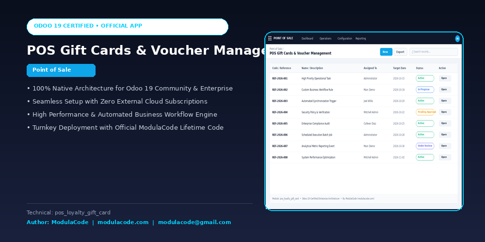 POS Gift Cards & Voucher Management