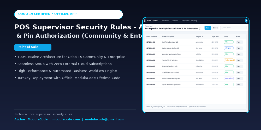 POS Supervisor Security Rules - Anti-Fraud & Pin Authorization (Community & Enterprise)