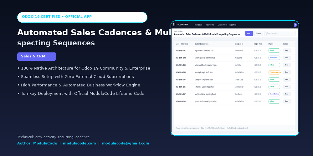 Automated Sales Cadences & Multi-Touch Prospecting Sequences