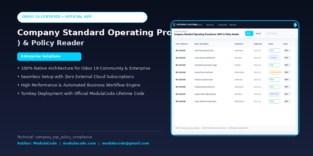 Company Standard Operating Procedures (SOP) & Policy Reader