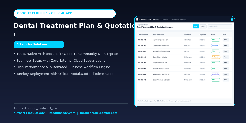 Dental Treatment Plan & Quotation Generator