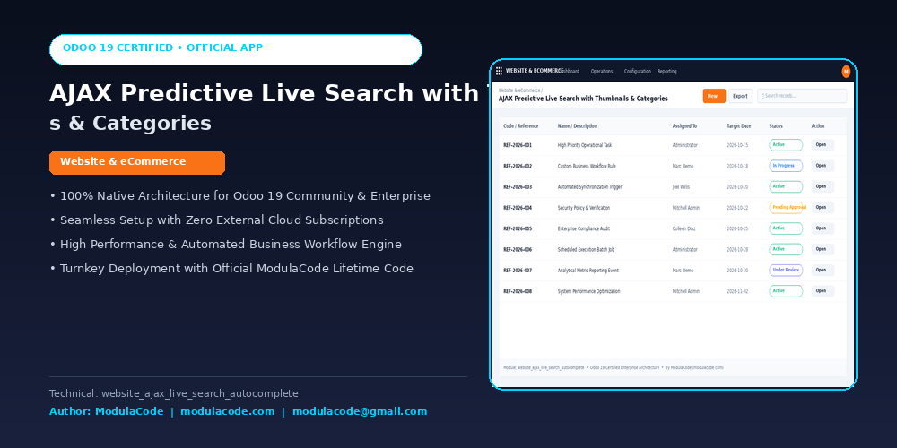 AJAX Predictive Live Search with Thumbnails & Categories